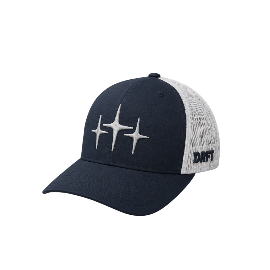 Star Cap - Navy Blue / White