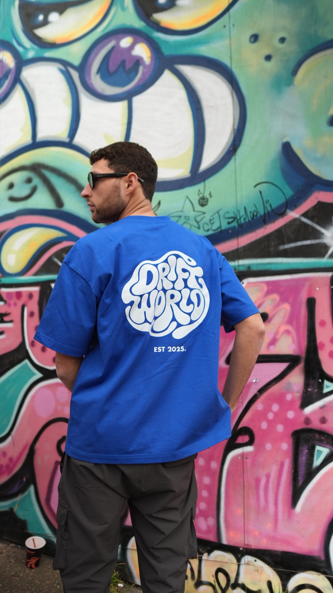 Box Tee - Cobalt Blue