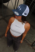 Star Cap - Navy Blue / White