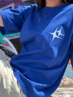 Box Tee - Cobalt Blue