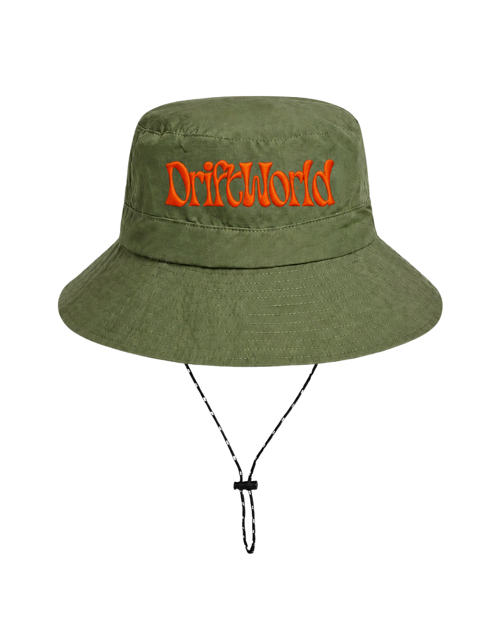 Drift World Bucket Hat - Khaki Green