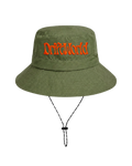 Drift World Bucket Hat - Khaki Green