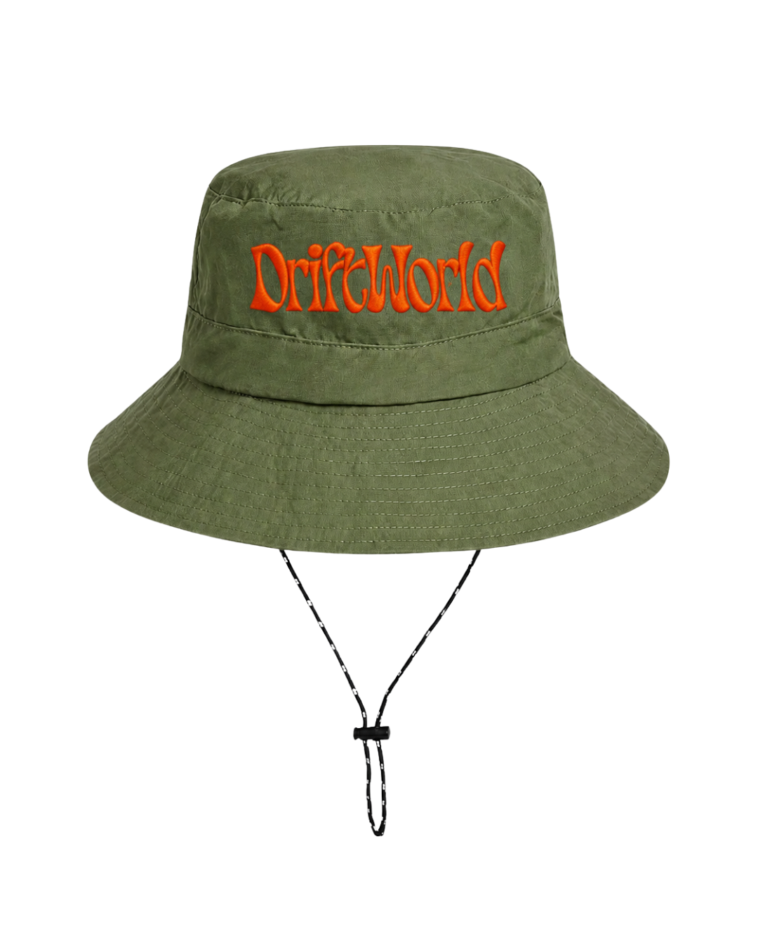 Drift World Bucket Hat - Khaki Green